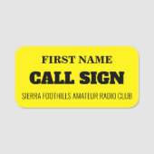 SFARC 名札 (正面)