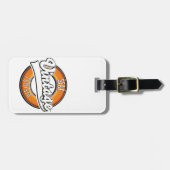 Sfaxチュニジアヴィンテージスタイルロゴ ラゲッジタグ (正面横)