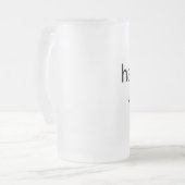 sflのハンマーの時間! フロストグラスビールジョッキ (正面左)