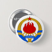 SFRユーゴスラビア 缶バッジ (正面&裏面)