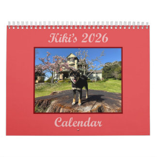 SFShiba 2026 Calendar カレンダー