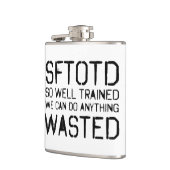 SFTOTDによって無駄にされるフラスコ フラスク (左)