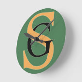 SGの伝統的な時計 ラウンド壁時計 (傾斜)