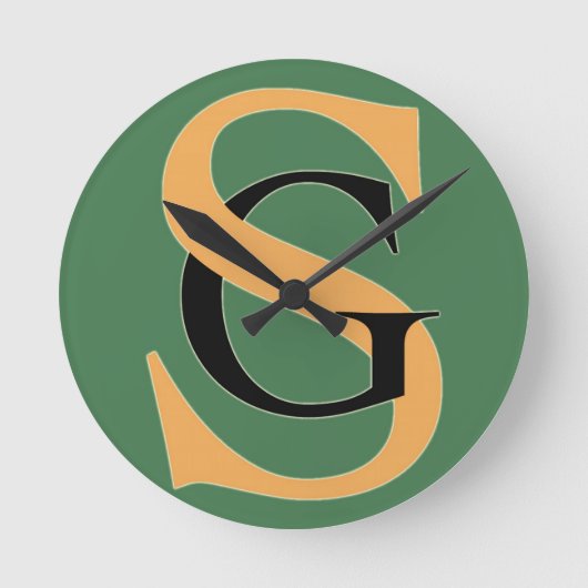 SGの伝統的な時計 ラウンド壁時計 (正面)