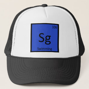 Sg - 水泳スポーツ 化学周期表 キャップ