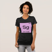 Sg - 皮膚移植 化学元素記号 ダーマTシャツ Tシャツ (正面フル)