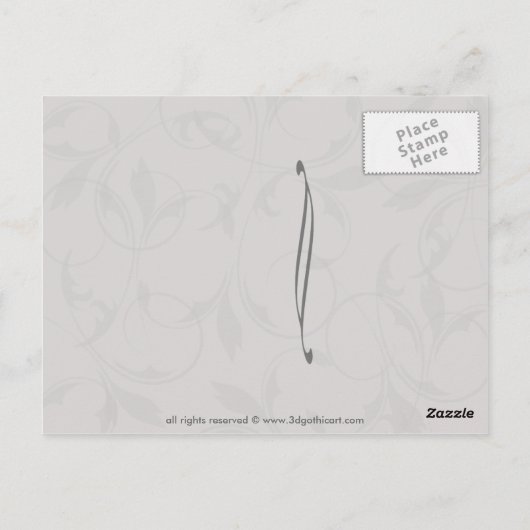 SG 001ゴシック美術はがき ポストカード (裏面)