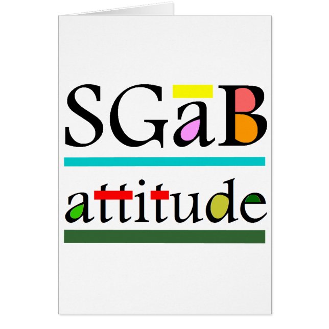 Sgabの態度 (正面)