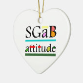 Sgab attitude セラミックオーナメント (左)