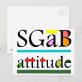 Sgab attitude ポストカード (正面/裏面)