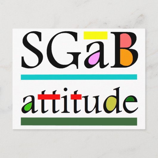 Sgab attitude ポストカード (正面)