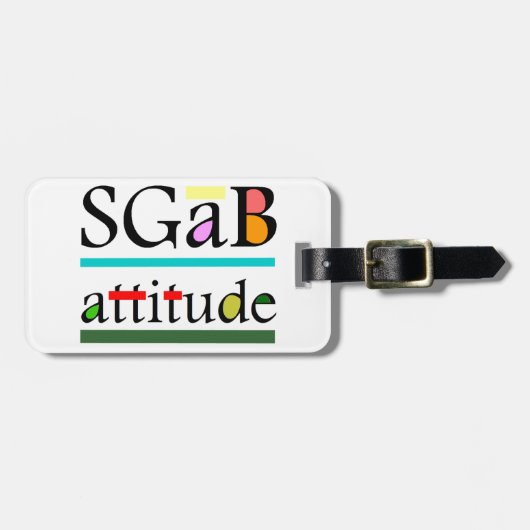 Sgab attitude ラゲッジタグ (正面横)