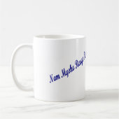 SGIの仏教のマグ-激励の言葉 コーヒーマグカップ (左)