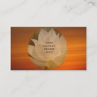 SGIの仏教の名刺- "Nam Myoho Renge Kyo " 名刺