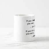 SGIの仏教の感動的なマグ コーヒーマグカップ (中央)