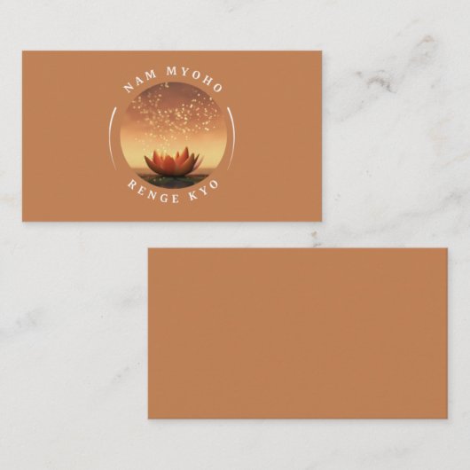 SGI仏教徒の名刺 名刺 (正面/裏面)