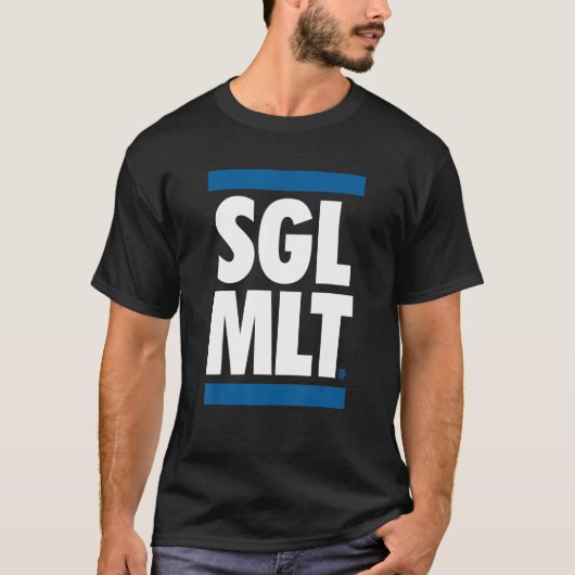 SGL MLT Tシャツ(モルトウイスキー独身のフレンズ用) Tシャツ (正面)