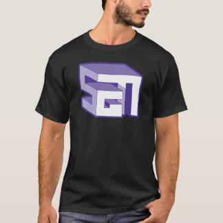 SGN | CSの豪華な紫色 Tシャツ