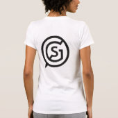 SGOのギークはティーにのせます Tシャツ (裏面)