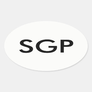 SGPオーバルステッカー 楕円形シール