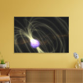 SGR 1806-20の磁力子のアーティストの概念 キャンバスプリント (インサイチュ (リビング))