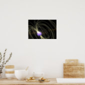 SGR 1806-20の磁力子のアーティストの概念 ポスター (キッチン)