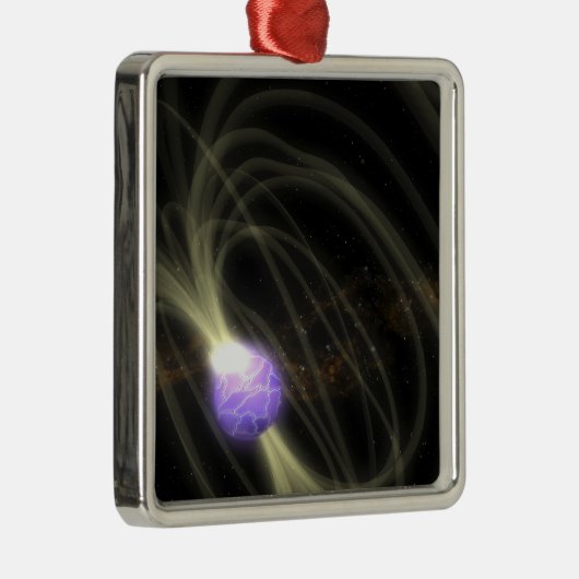 SGR 1806-20の磁力子のアーティストの概念 メタルオーナメント (右)
