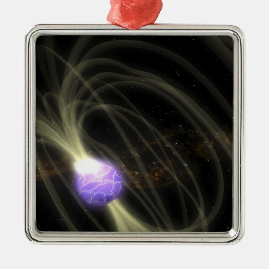 SGR 1806-20の磁力子のアーティストの概念 メタルオーナメント (正面)