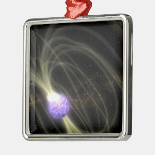SGR 1806-20の磁力子のアーティストの概念 メタルオーナメント (左)