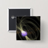 SGR 1806-20の磁力子のアーティストの概念 缶バッジ (正面&裏面)