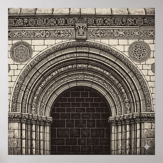 Sgraffito Art Archway ポスター (正面)