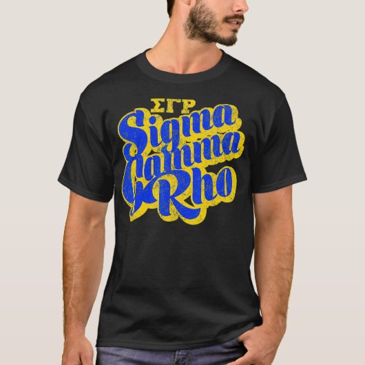 SgRho 1922 Excaged HBCU Sorority for かわいらし Poodl Tシャツ (正面)