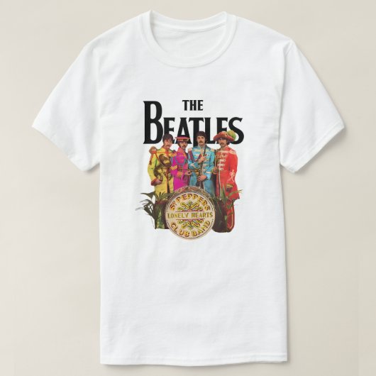 Sgt. Pepper’s Lonely Hearts Club Band Illustration Tシャツ (デザイン正面)