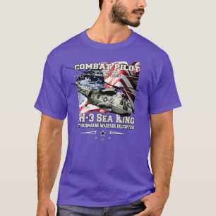 SH3シーキング潜水艦ヘリコプター Tシャツ