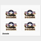 SH-60シーホーク 長方形シール (シート)