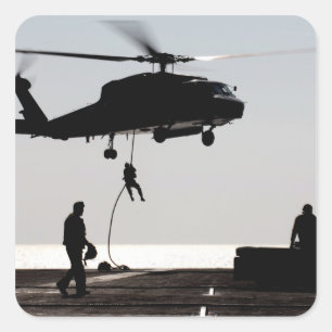 SH-60Fからの人員早くロープ スクエアシール