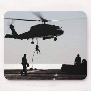 SH-60Fからの人員早くロープ マウスパッド