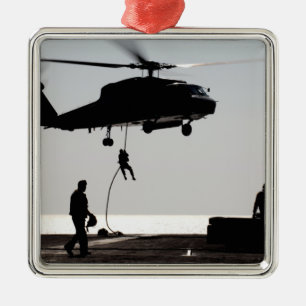 SH-60Fからの人員早くロープ メタルオーナメント