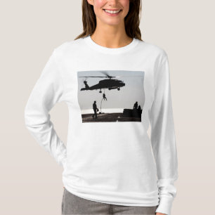 SH-60Fからの人員早くロープ Tシャツ