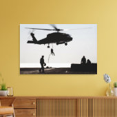 SH-60Fから人員を迅速に接続 キャンバスプリント (インサイチュ (リビング))