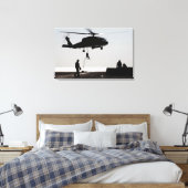 SH-60Fから人員を迅速に接続 キャンバスプリント (インサイチュ (寝室))