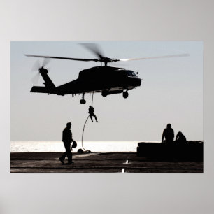 SH-60Fから人員を迅速に接続 ポスター