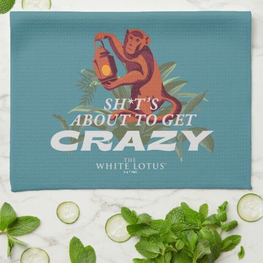 Sh*t's About Get 熱狂する - The White Lotus キッチンタオル (折り畳み)
