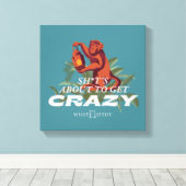 Sh*t's About Get 熱狂する - The White Lotus キャンバスプリント (インサイチュ (ウッドフロア))