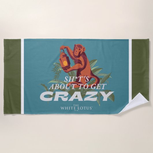Sh*t's About Get 熱狂する - The White Lotus ビーチタオル (正面)