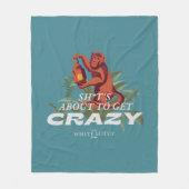 Sh*t's About Get 熱狂する - The White Lotus フリースブランケット (正面)