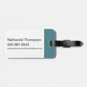 Sh*t's About Get 熱狂する - The White Lotus ラゲッジタグ (裏面横)