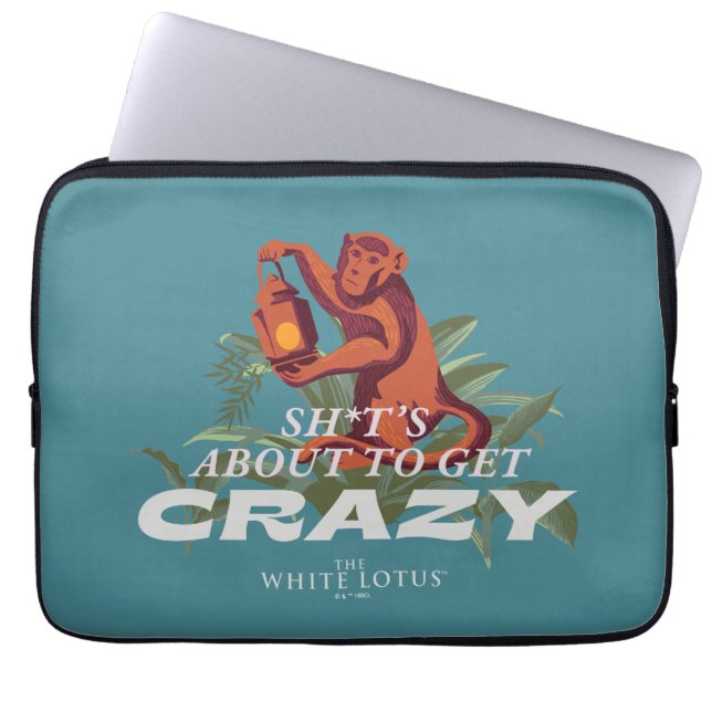 Sh*t's About Get 熱狂する - The White Lotus ラップトップスリーブ (正面)