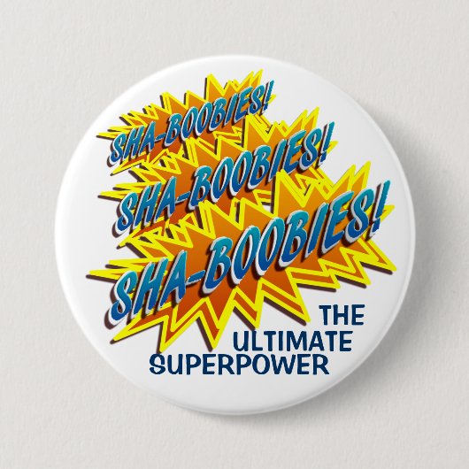 Sha最下位! ボタン 缶バッジ (正面)