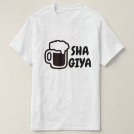 sha giya – ビールを飲む tシャツ
